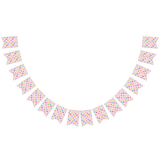 ベーシック・エッグピンク バンティングフラッグ (全)