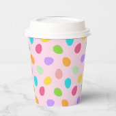 ベーシック・エッグピンク 紙コップ (左)