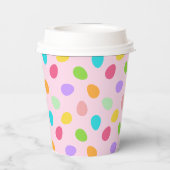 ベーシック・エッグピンク 紙コップ (裏面)