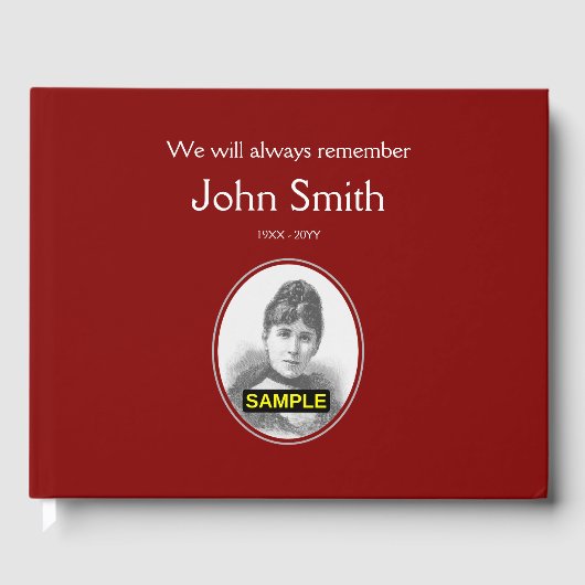 ベーシック&エレガント葬式ゲストブック ゲストブック (正面)