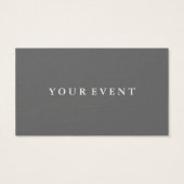 ベーシック・クリーン・グレー・ドリンクチケット (裏面)