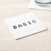 ベーシック スクエアペーパーコースター (アングル)