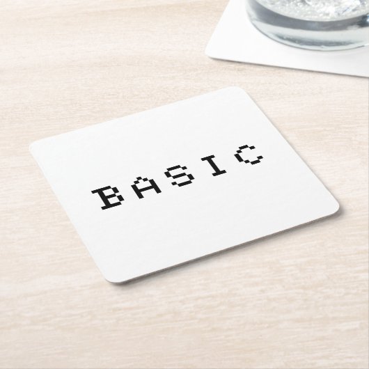 ベーシック スクエアペーパーコースター (アングル)