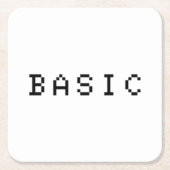 ベーシック スクエアペーパーコースター (正面)