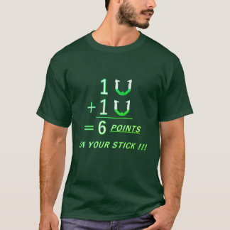 ベーシック ダーク ホースシュー ピッチング Tシャツ
