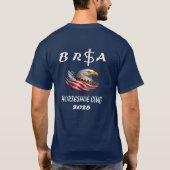 ベーシック ダーク BRSA クラブTシャツ Tシャツ (裏面)