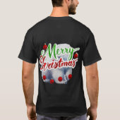 ベーシック ダークTシャツ 快適でラフなカジュアルスタイル Tシャツ (裏面)