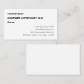 ベーシック、ハンブル名刺 名刺 (正面/裏面)