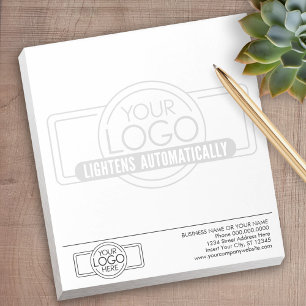 ベーシック（ビジネス用ロゴの透かし付き） ノートパッド