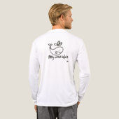 ベーシック ホワイト B3lly Tシャツ (背面全体)