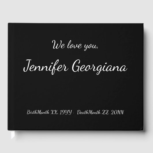 ベーシック&ミニマリスト記念ゲストブック ゲストブック (正面)