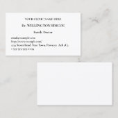 ベーシック、ミニマル名刺 名刺 (正面/裏面)