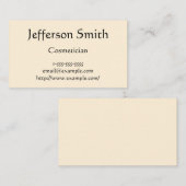 ベーシック、ミニマル、クラシーな名刺 名刺 (正面/裏面)