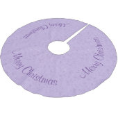 ベーシック・ラベンダー ブラッシュドポリエステルツリースカート (アングル)