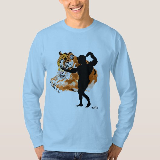 ベーシック　ロンT：インナータイガー Tシャツ (正面)
