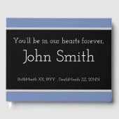 ベーシック、思い出カスタマイズのゲストブック ゲストブック (正面)