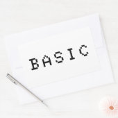 ベーシック 長方形シール (封筒)