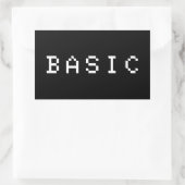 ベーシック 長方形シール (バッグ)