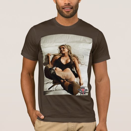 ベーシックBellaキャンバスTシャツレイド Tシャツ (正面)