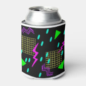 ベーシックVaporwave （黒） 缶クーラー (缶正面)