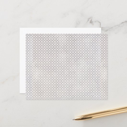 ベージイスラム幾何学パターン (正面/裏面インサイチュ)