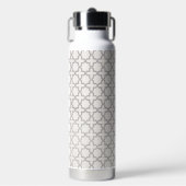 ベージイスラム幾何学パターン ウォーターボトル (正面)