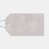 ベージイスラム幾何学パターン ギフトタグ (裏面横)