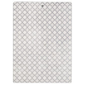 ベージイスラム幾何学パターン クリップボード (裏面)