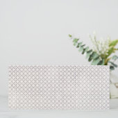 ベージイスラム幾何学パターン シーズンカード (スタンド正面)