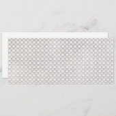 ベージイスラム幾何学パターン シーズンカード (正面/裏面)