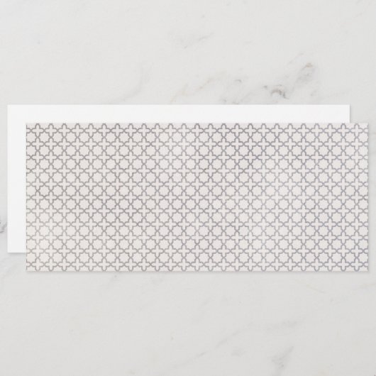 ベージイスラム幾何学パターン シーズンカード (正面/裏面)