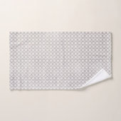 ベージイスラム幾何学パターン バスタオルセット (ハンドタオル)