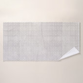 ベージイスラム幾何学パターン バスタオル (バスタオル)