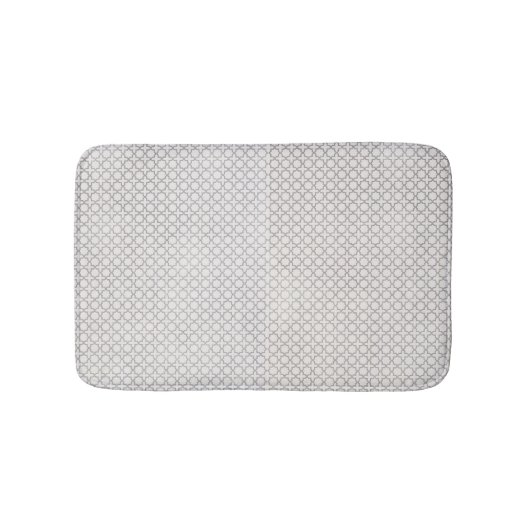 ベージイスラム幾何学パターン バスマット (正面)