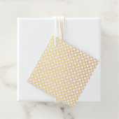 ベージイスラム幾何学パターン フェイバータグ (箱)