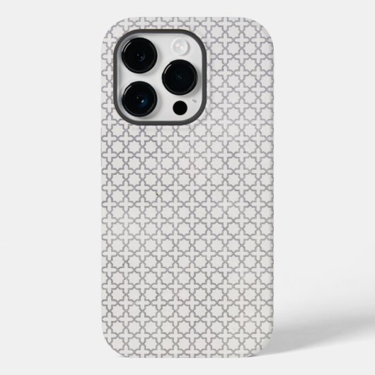 ベージイスラム幾何学パターン Case-Mate iPhoneケース (裏面)
