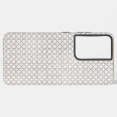 ベージイスラム幾何学パターン SAMSUNG GALAXYケース (左側面)