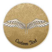 ベージウイングセラミックノブ セラミックノブ (正面)