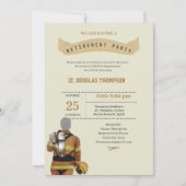 ベージェ消防士の退職パーティー 招待状 (正面)