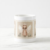 ベージェ素朴ルクラシックエンジェル11オズ コーヒーマグカップ (中央)