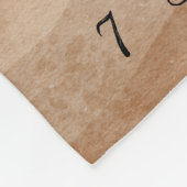 ベージエティックベビー月次マイルストーン フリースブランケット (角)