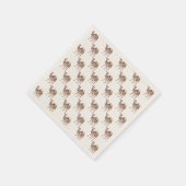 ベージカメル スタンダードカクテルナプキン (角)