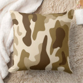 ベージカモフラージパターン クッション (ブランケット)