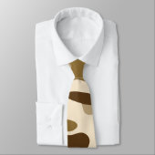 ベージカモフラージパターン ネクタイ (タイ)