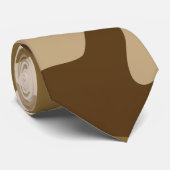 ベージカモフラージパターン ネクタイ (ロール)
