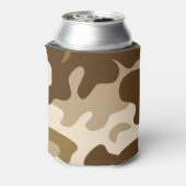 ベージカモフラージパターン 缶クーラー (缶裏面)