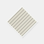 ベージキャンディストライプー スタンダードカクテルナプキン (角)