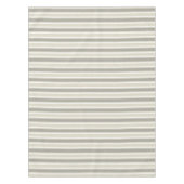 ベージキャンディストライプー テーブルクロス (正面)