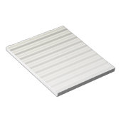 ベージキャンディストライプー ノートパッド (アングル)