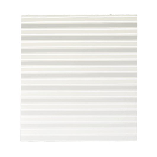 ベージキャンディストライプー ノートパッド (正面)